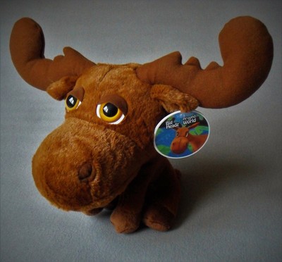 Elch von Big Headz ''Around the World'' Stofftier Plüschtier Kuscheltier Neu #