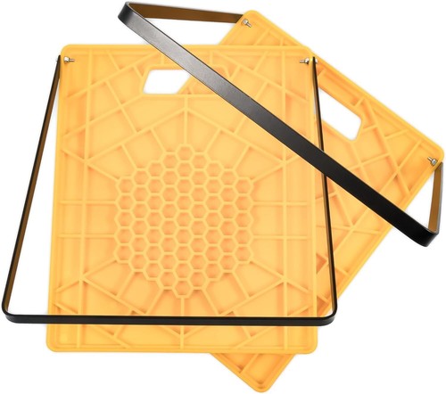 RV Jack Pad Stabilizer Rope Handle Heavy-Duty Anti-sinking MAT Trailer Portable - Foto 6 di 9