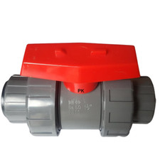 Plastic PVC Ball Valve Demountable 1.5" To Fit Black 43mm OD Solvent Weld Pipe