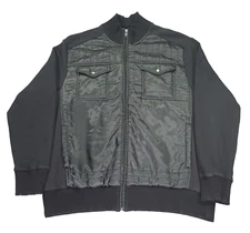 AXIST Mens 2XL Black Sherpa Linied Full-Zip Cotton Polyester Blend Jacket