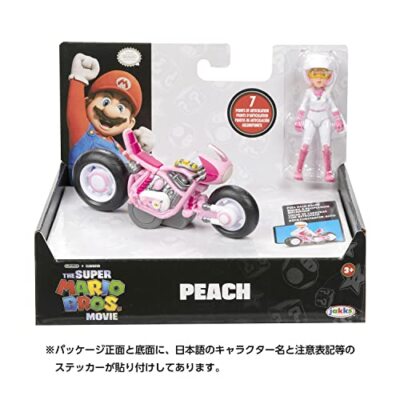 Sanei Boeki The Super Mario Bros. Movie Pullback Cart Peach 5cm
