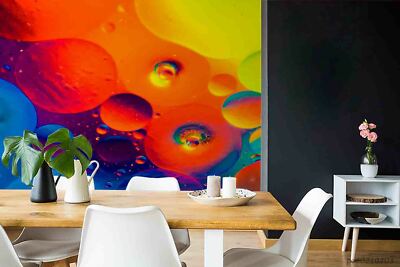 3D Dazzle Bubble Tapete Wandbild Ablösbar Selbstklebend 303