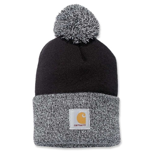 Acrylic Pom Pom Beanie Hat 