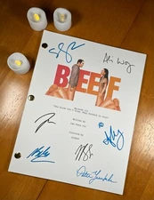 Beef Pilot Script Signed- Autograph Reprints- Beef TV Show