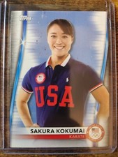 2020 2021 Topps US Olympics Sakura Kokumai #65 Karate
