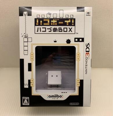 Hako Boy Hakozume BOX Nintendo 3DS Game Software + Qbby Amiibo Limited Edition