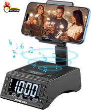 Gifts for Men Women,Cell Phone Stand with Wireless Bluetooth Speaker,Adjustable