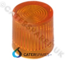 3271 VALENTINE ELECTRIC FRYER AMBER BULB ROUND LENS CAP COVER PENSION 1 2 ORANGE