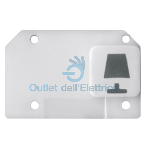 GEWISS SIMBOLO PER PULSANTI LUMINOSI LUCE TAVOLO GW10504 CHORUS BIANCO