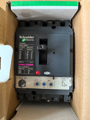 LV431790 Brand New Schneider MCCB Compact NSX250H Micrologic 2.2 250A 3P3D F
