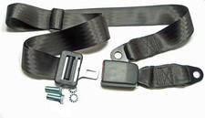 Sicherheitsgurt Beckengurt mit Gurtschloß VW Bus T1 T2 T3 T4 LT 2-teilig schwarz