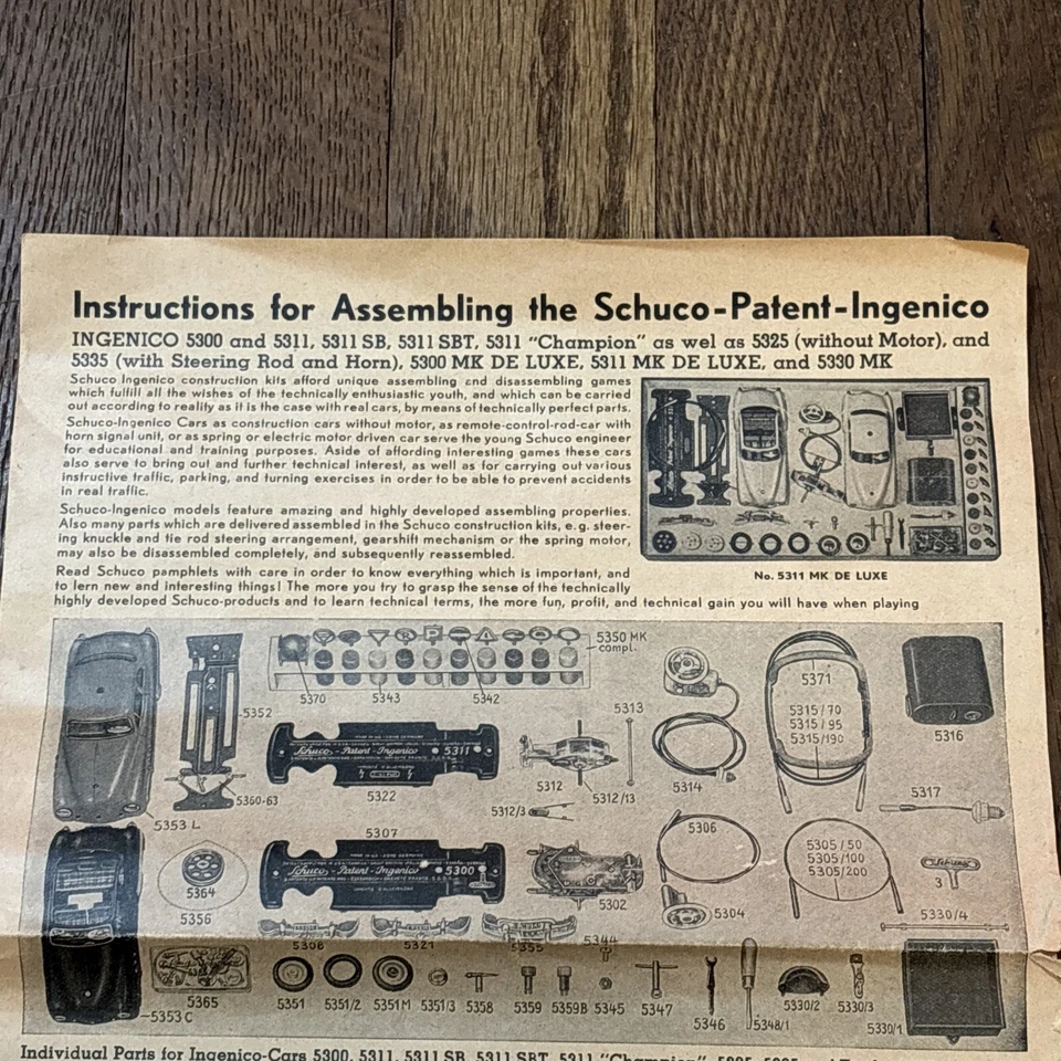 Schuco Elektro Ingenico 5300 Series De Lux Manual de instrucciones y montaje Foto 2 de 4