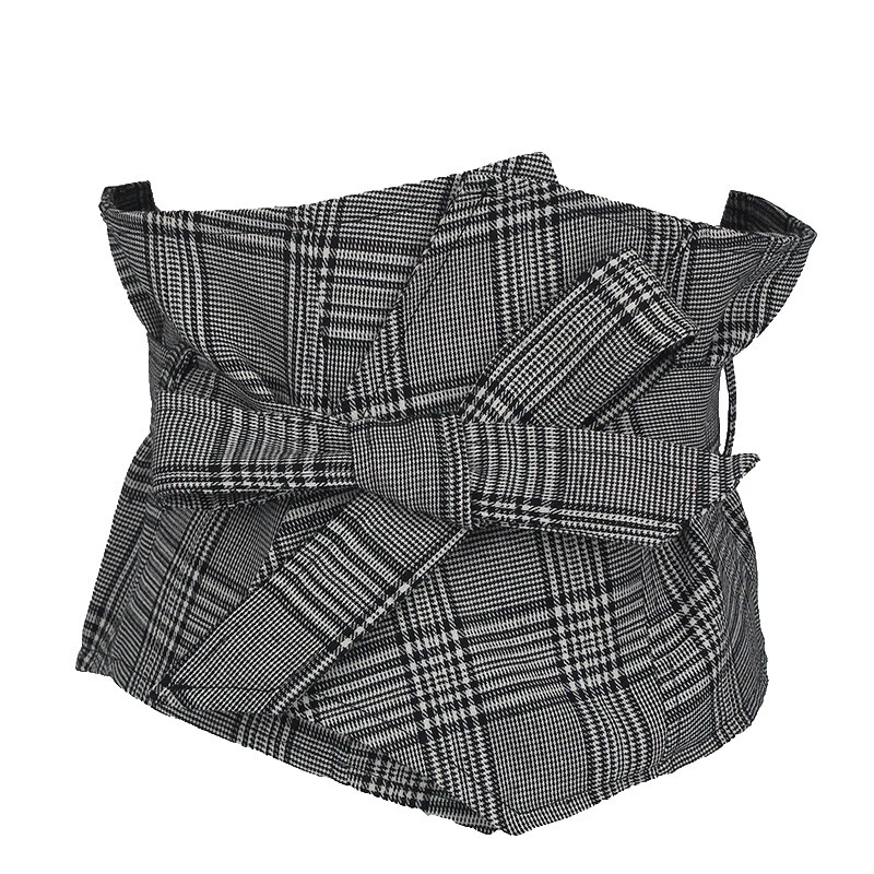 Polyester Checked Belts for Women