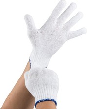 24 Pack Cotton String Knit Cotton Polyester Gloves Seamless Workwear Gloves Pro