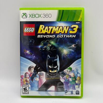 LEGO Batman 3 Beyond Gotham Xbox 360 Console Game in Original Case W Manual 2014