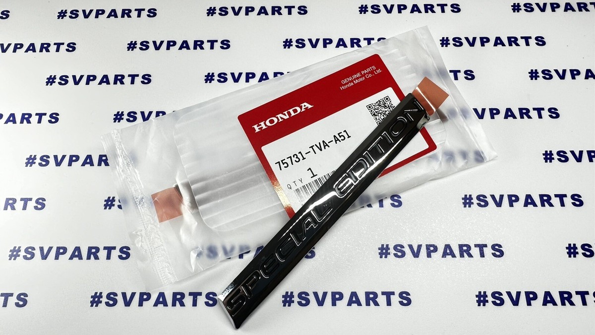 ⚙️Genuine OEM Honda⚙️Rear Emblem SPECIAL EDITION 75731-TVA-A51