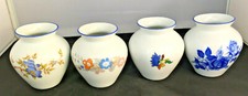 Set of 4 Vintage Leart Mini Vase made In Brazil 