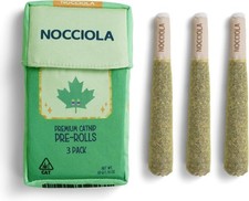 Nocciola 3 Pack Catnip Toys for Cats, Funny Cat Toys Filled with 100 Pure Or...