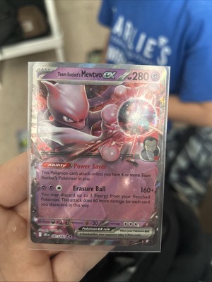 Team Rockets Mewtwo Ex Half Art Destined Rivals #81/182