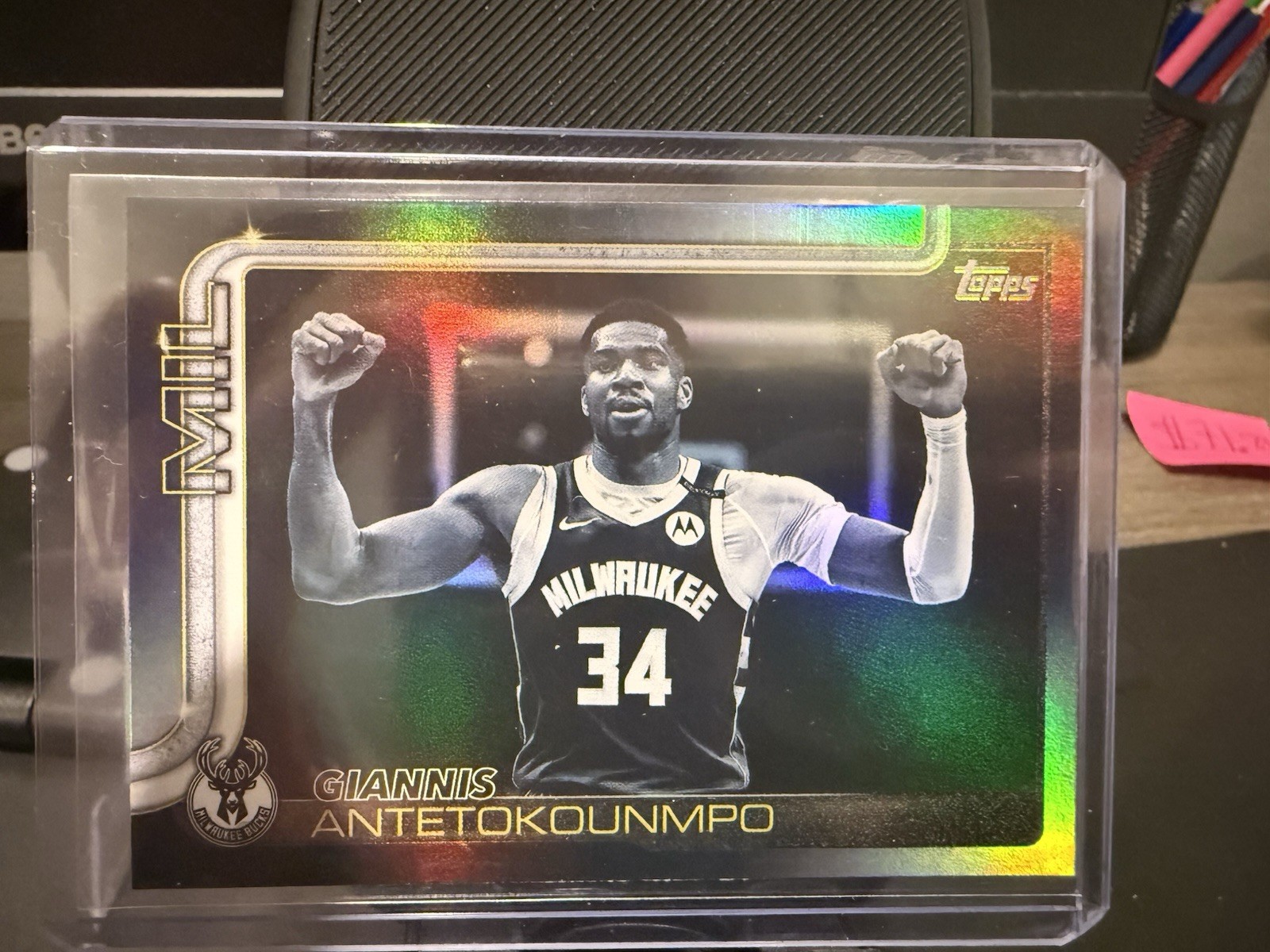 2025-26 Topps Basketball- Giannis Antetokounmpo Target Exclusive Blackout #54 SP