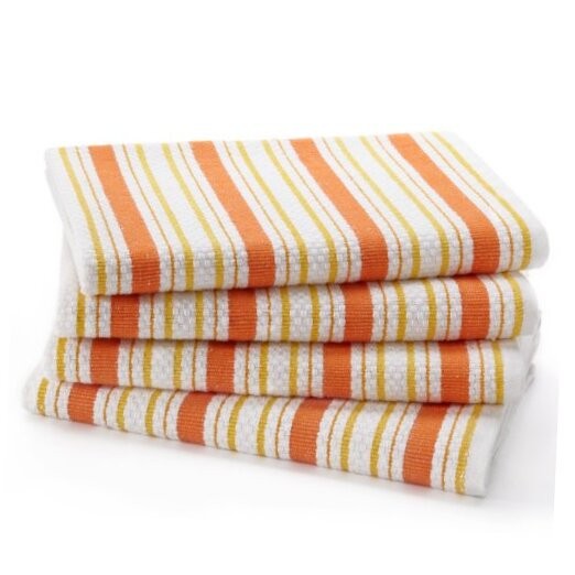 Oversized Kitchen Towels - 4 Pack 100% Cotton 4 - Pack 20x30 Inches Coral