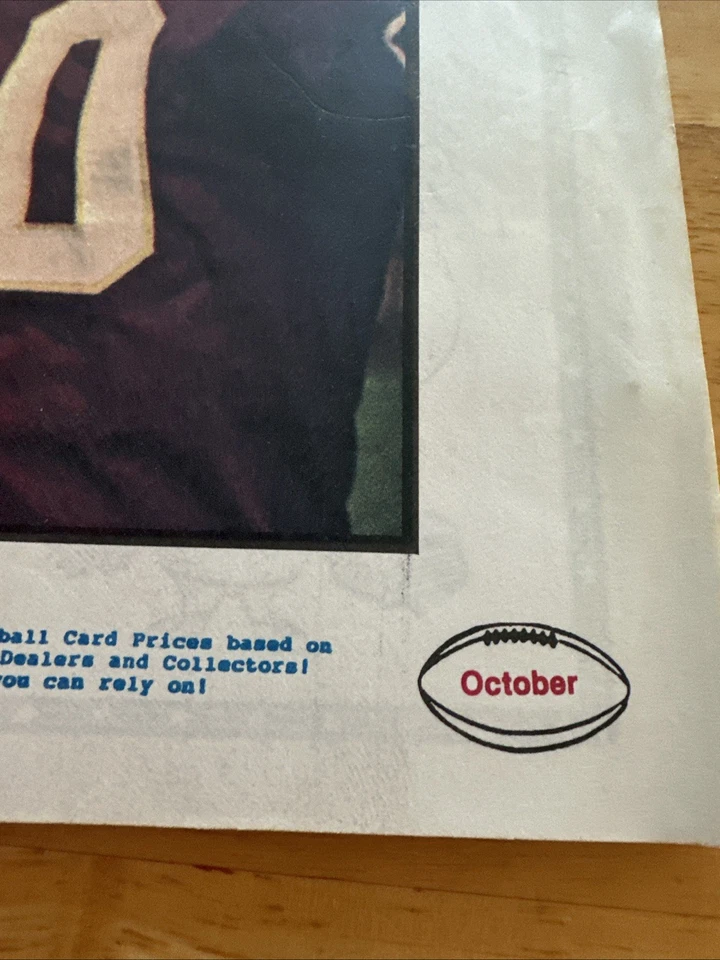 #A12 Lot Of  2 Vintage 1989 Vol. 1 No. 2 & 5 Football Monthly Price Guide - Image 4 of 4