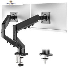 MOUNTUP Dual Monitor Arm Desk Mount for 13 to 32 Inch arm, Black