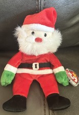 Vintage 2000 Ty Beanie Buddies Soft Plush Santa Claus 16" Christmas W/Hang Tag