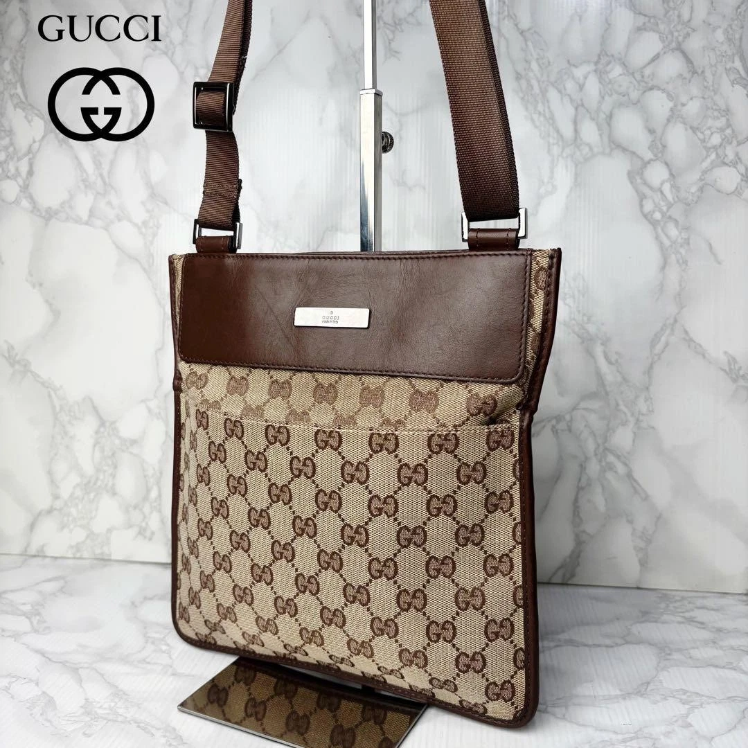 Sac bandoulière GUCCI 021 Gg toile de 7