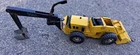 Tonka Pressed Steel Yellow Black Excavator Backhoe Construction Vehicle Toy