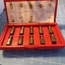 Snap-on 10-pc Screw Extractor Set - Rex10a - Usa Snap-on 10-pc Screw Extractor Set - Rex10a - Usa