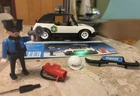 Playmobil Geobra Police Car Set Vintage 1976 *Made in Germany Vintage