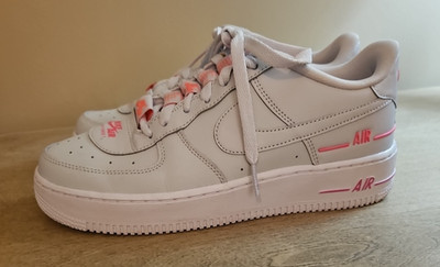 Nike Air Force 1 Pixel GS White Pink AF1 Shoes CJ4092-002 Youth 6Y