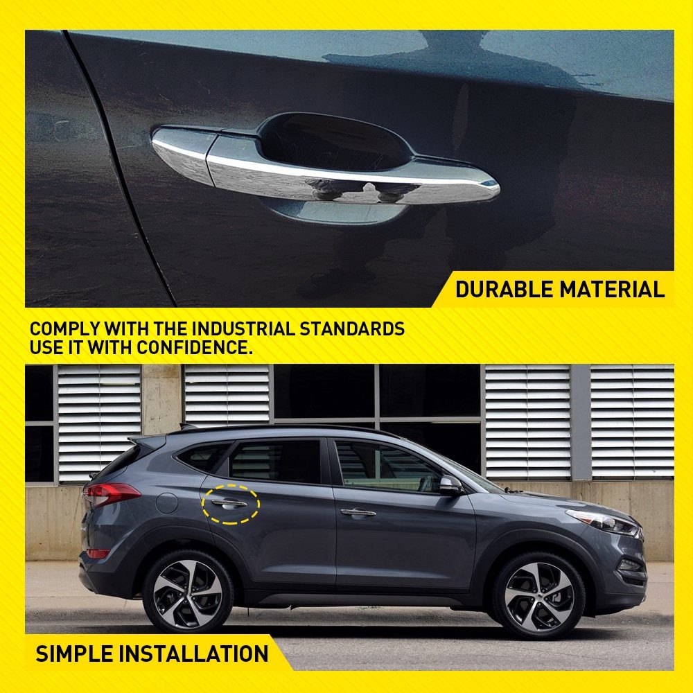 For 2016-21 Hyundai Tucson OE Style Rear Passenger Outer Exterior Door Handle EE thumbnail 7