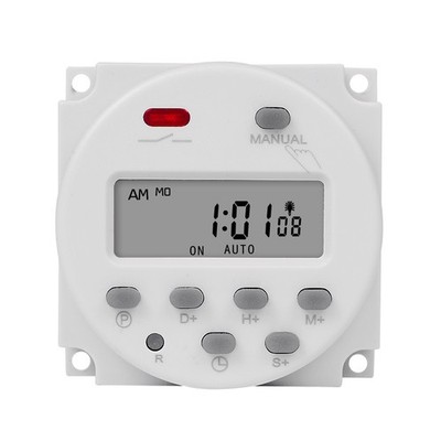 CN101S 1 Second Interval 5V 12V 24V 110V 220V 7 Days Programmable Timer Switch