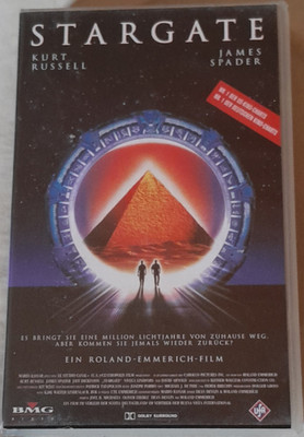 Stargate Das Tor zum Universum VHS Kurt Russell James Spader PAL Emmerich Sci-Fi