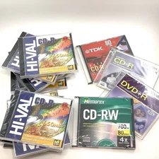 CD-R, CD-RW, DVD-R • Lot of Blank Media Sealed 