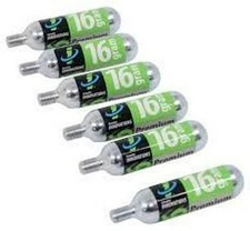 Genuine Innovations G2150 Threaded CO2 Cartridge (Multi-Colored, 6 PACK)