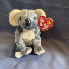 Ty Beanie Babies Koala Teddy Bear Eucalyptus DOB April 28 1999 Excellent Co