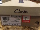Clarks Black Suede Ralene Sheen Heel Sandals Size 8M — photo 7