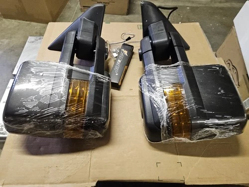 Used For 2009-2018 Ram Tow Mirrors Heated Amber LED Indicator Reverse Light Temp