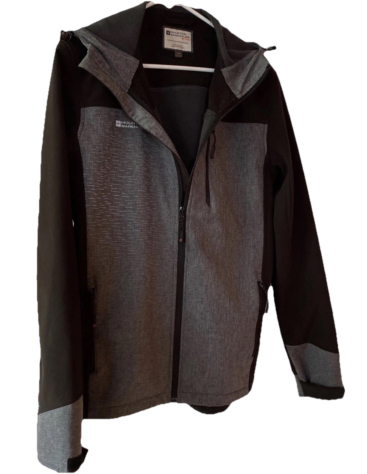 Mountain Warehouse Active Softshell Jacket Gray B… - image 1
