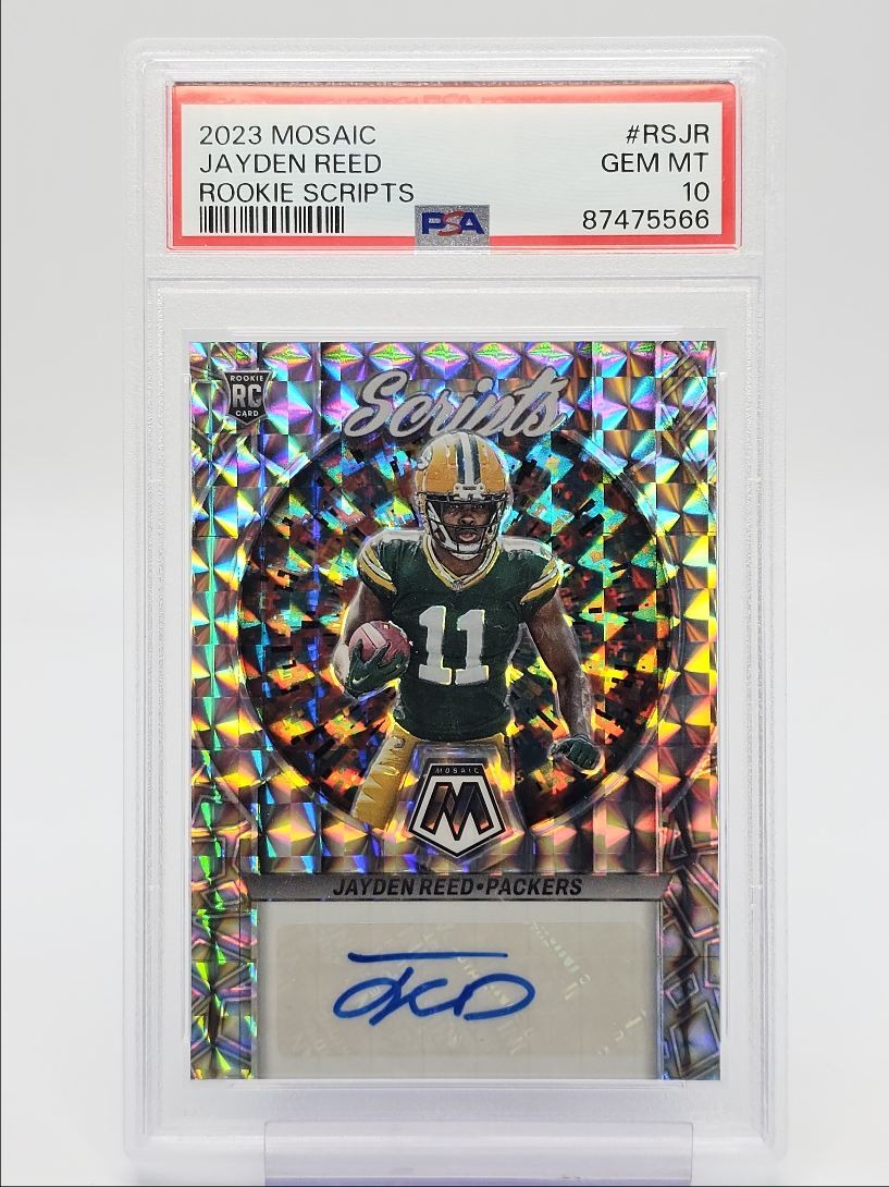 Jayden Reed Panini Mosaic Rookie Scripts #RSJR Base