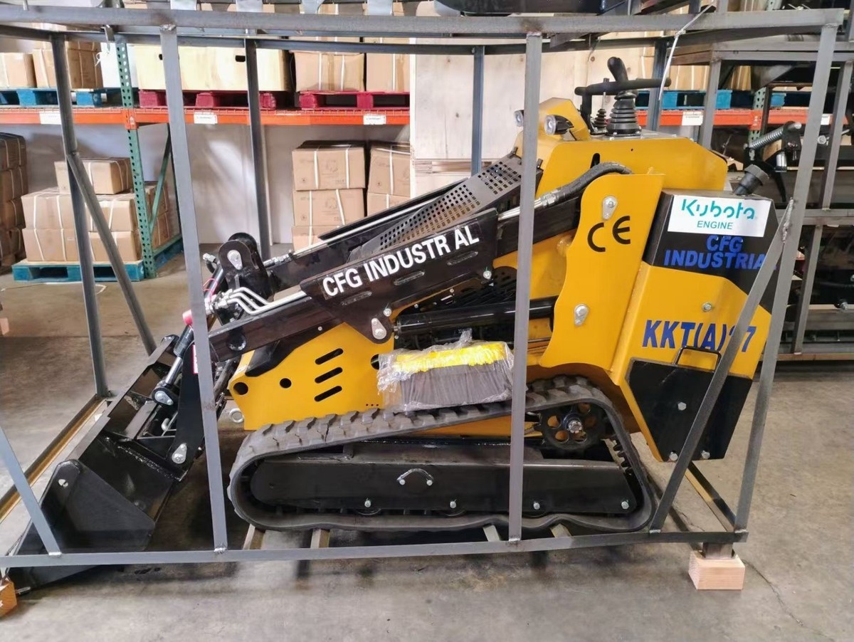 K462  zero キャディバッグ イエローブラック CFG KKT27 Mini Skid Compact Track Crawler Loader Gasoline 27HP