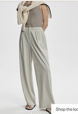 Varley Women's Kayson Wide Leg Pants 29.5 Size S Sage Grey
