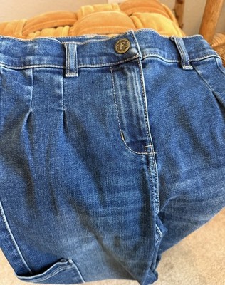 Girls Foxtale Jeans Size 10 NWT Adjustable Waist Blue Denim
