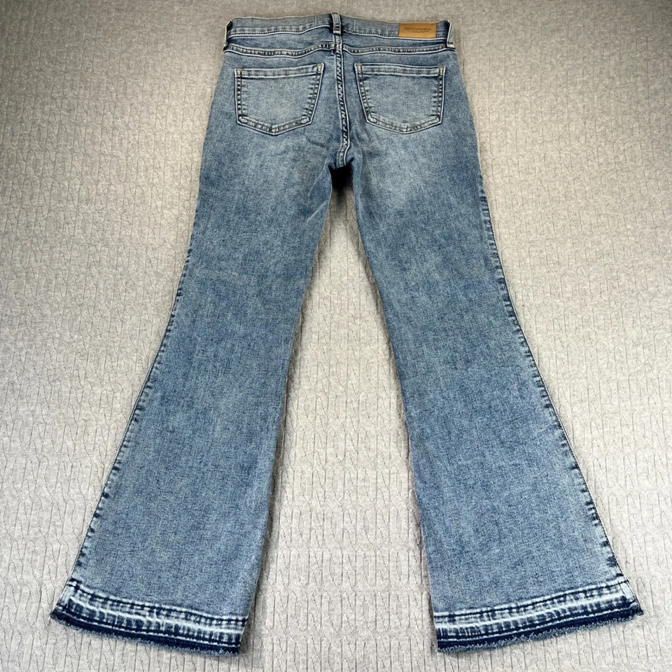 Pantalones de mezclilla Abercrombie Kids 11/12 (Mujeres petite 25X25) tiro alto pierna acampanada corte bota Foto 3 de 4