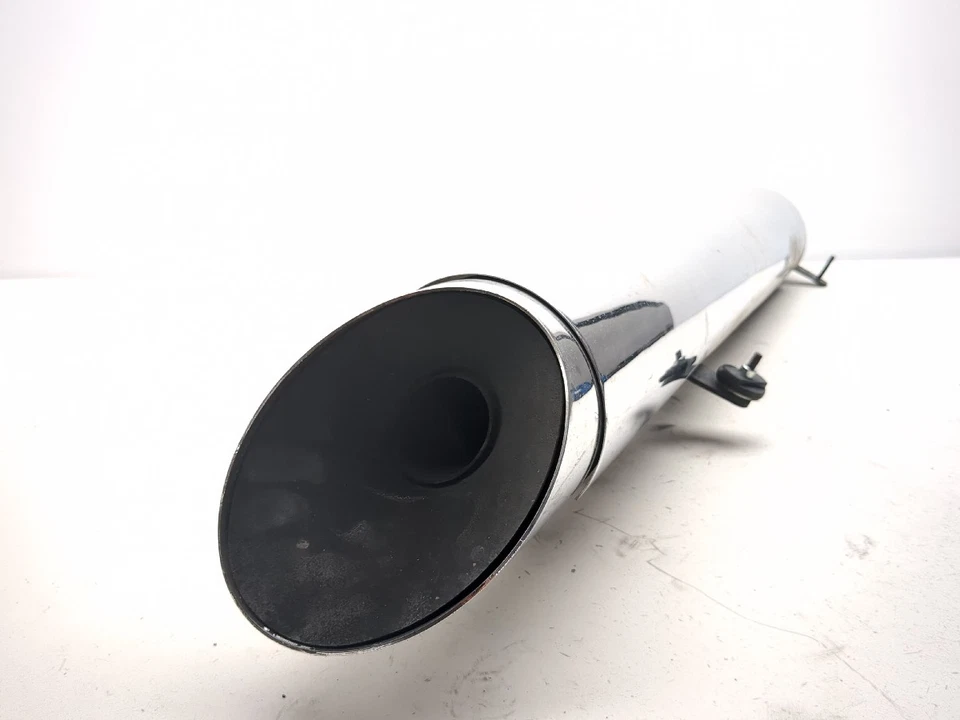 08 Victory Vision Deluxe Exhaust Header Pipe Muffler Chrome A - Image 2 of 4