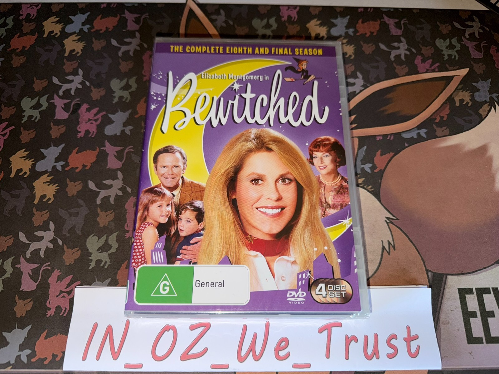 Bewitched - Season 8 (DVD, 2009, Region 4, 4-Disc Box Set)