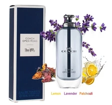 Coach OPEN ROAD Men's Eau de Toilette Travel Spray 0.50 OZ SEALED BOX